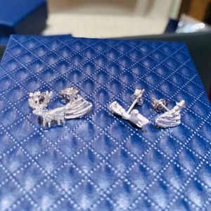 Brand new reindeer &Chrismas tree Silver Studs